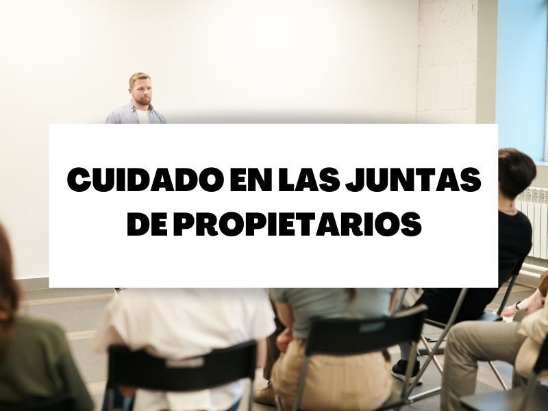 El CAFMadrid advierte sobre la celebración de juntas de propietarios